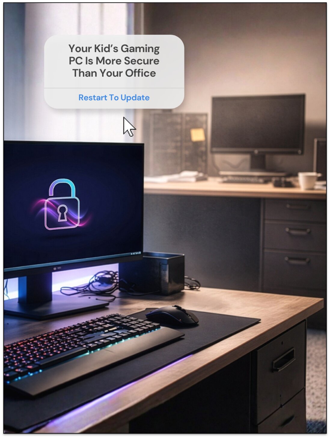 Your Kid’s Gaming Rig Could Survive a Cyberattack. Can Your Office?